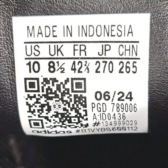 Adidas Sambae OG Leather Shoes Black/Gum Sole ID0436 - Women's Size 10 - Picture 7 of 16